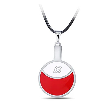 uchiha logo necklace